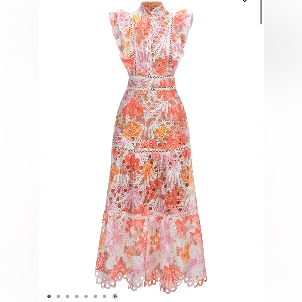 Ksenia Sleeveless Lace Midi Dress